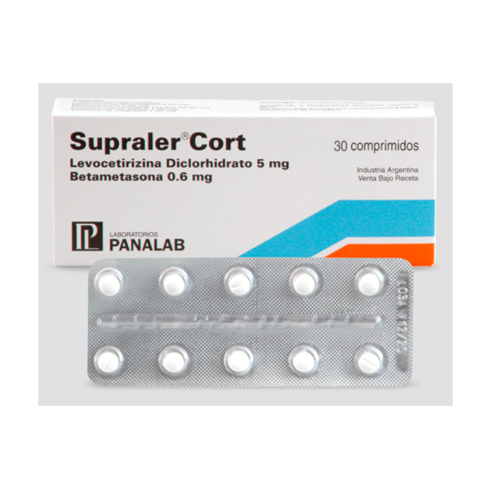 SUPRALER CORT X 30 COMP.
