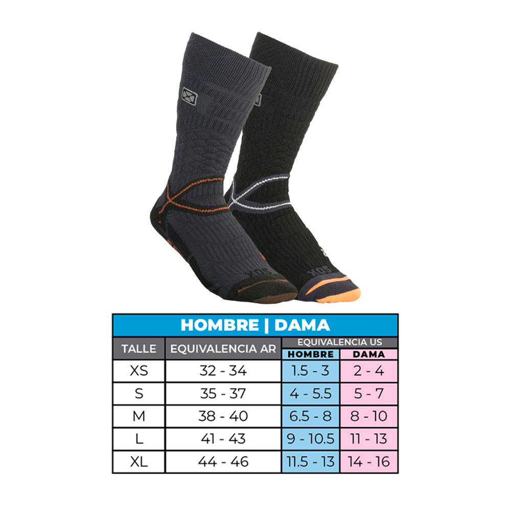 SOX MEDIA DEPORTIVA TECNOLOGICA PREMIUM TALLE M