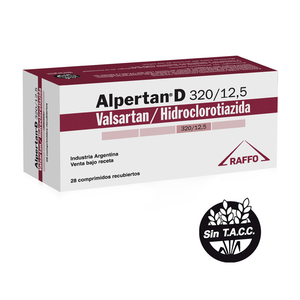 ALPERTAN D 320/12,5 MG.X 28 CM