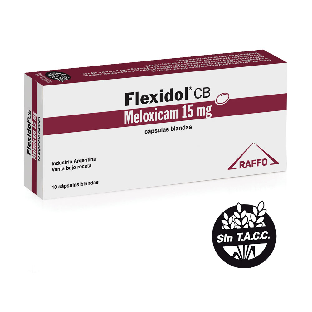 FLEXIDOL CB 15 MG.X 10 CAPS.