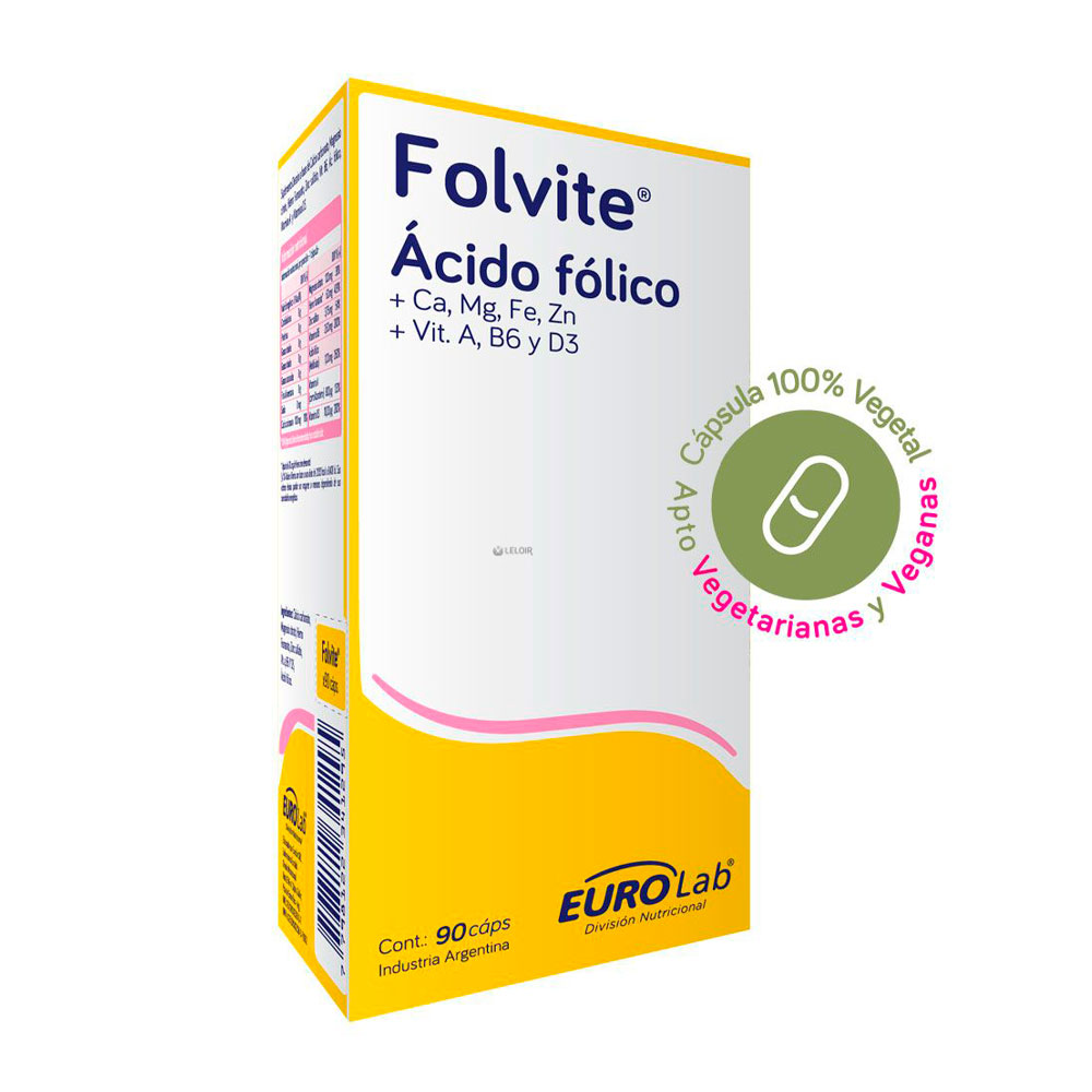 FOLVITE X 90 CAPS.