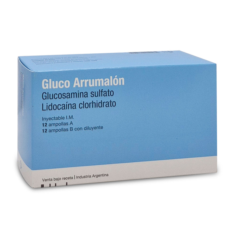 GLUCO ARRUMALON INY.X 12 AMP.