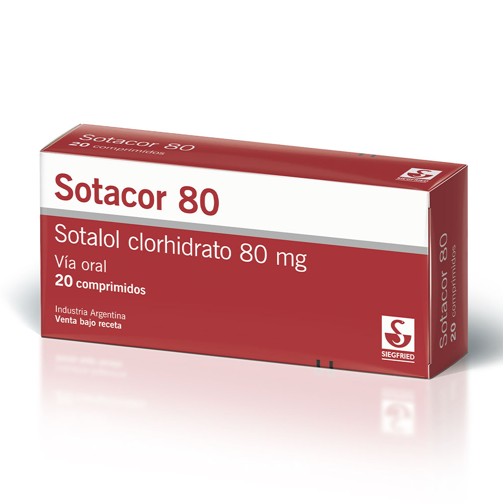 SOTACOR 80 MG X 20 COMP