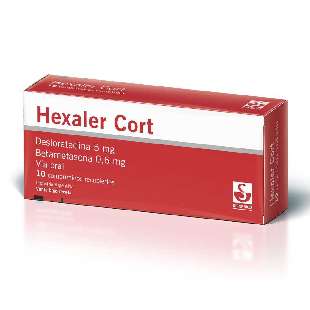 HEXALER CORT X 10 COMP.
