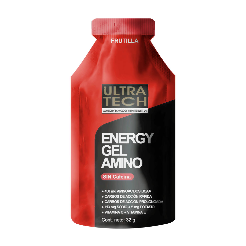 ULTRA TECH ENERGY GEL AMINO FRUTILLA 12UN