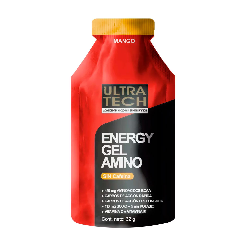 ULTRA TECH ENERGY GEL AMINO MANGO 12un
