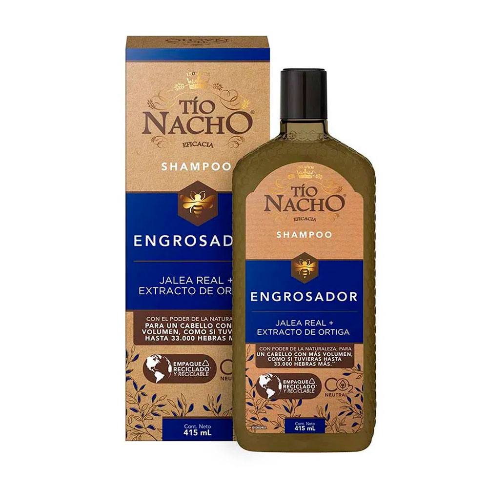 TIO NACHO SHAMPOO ENGROSADOR 415ml RECIBLABLE