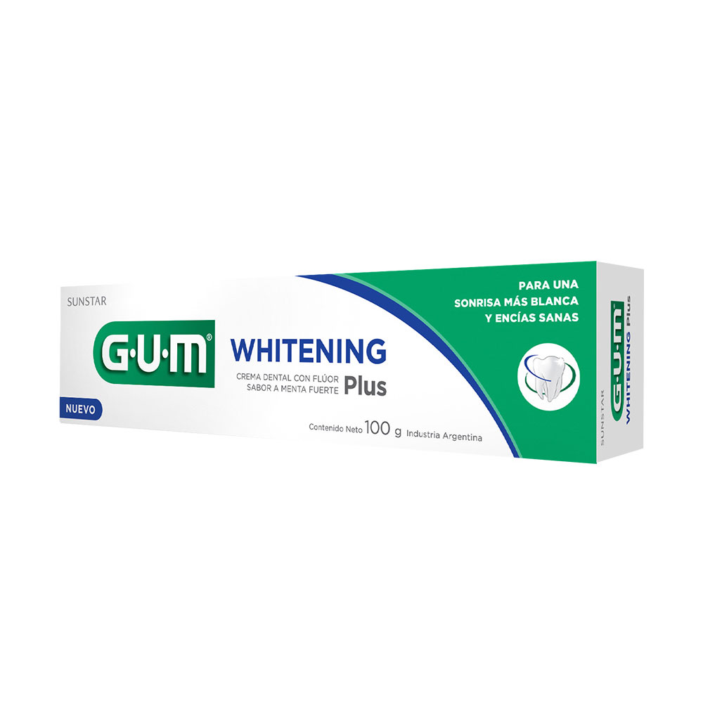 GUM PASTA DENTAL WHITENING PLUS 100g