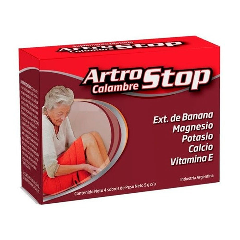 ARTROSTOP CALAMBRES X 4 SOBRES