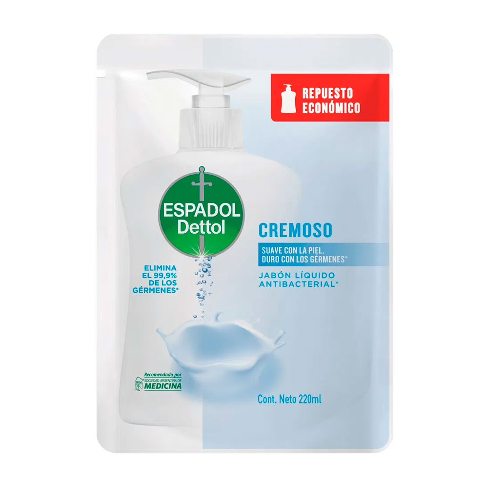 ESPADOL JABON LIQUIDO CREMOSO REPUESTO 220ml