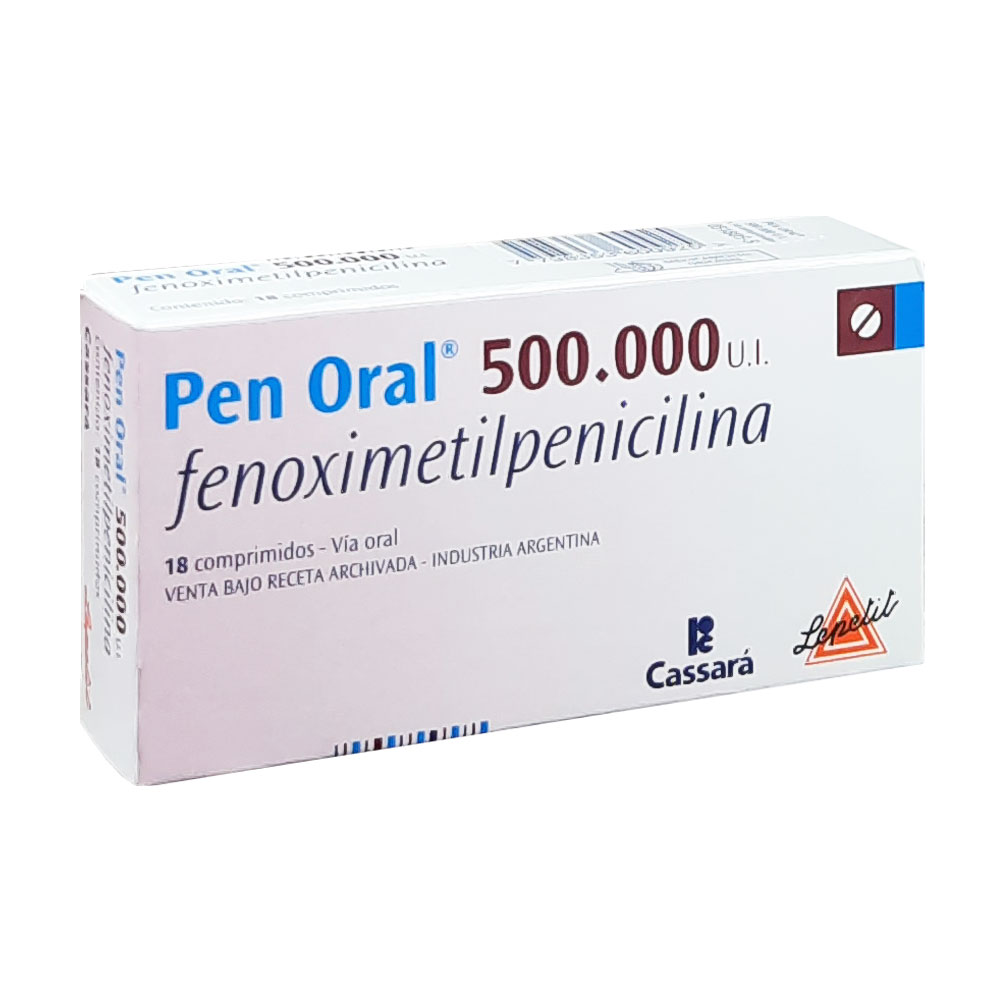 PEN ORAL 500.000 X 18 COMP.