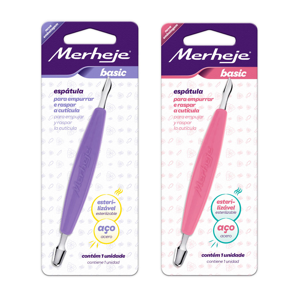 MERHEJE BASIC REPUJADOR ESPATULA DE CUTICULAS