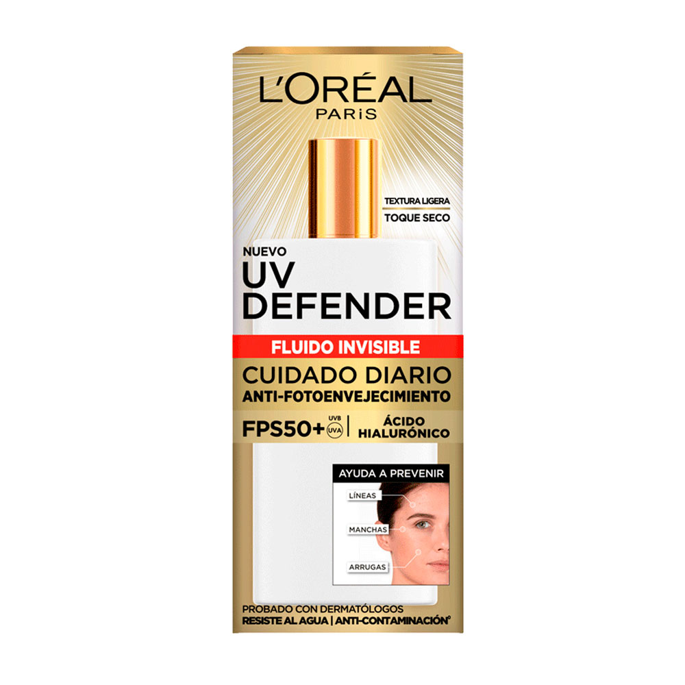 LOREAL UV DEFENDER FPS50 FLUIDO INVISIBLE 40ml