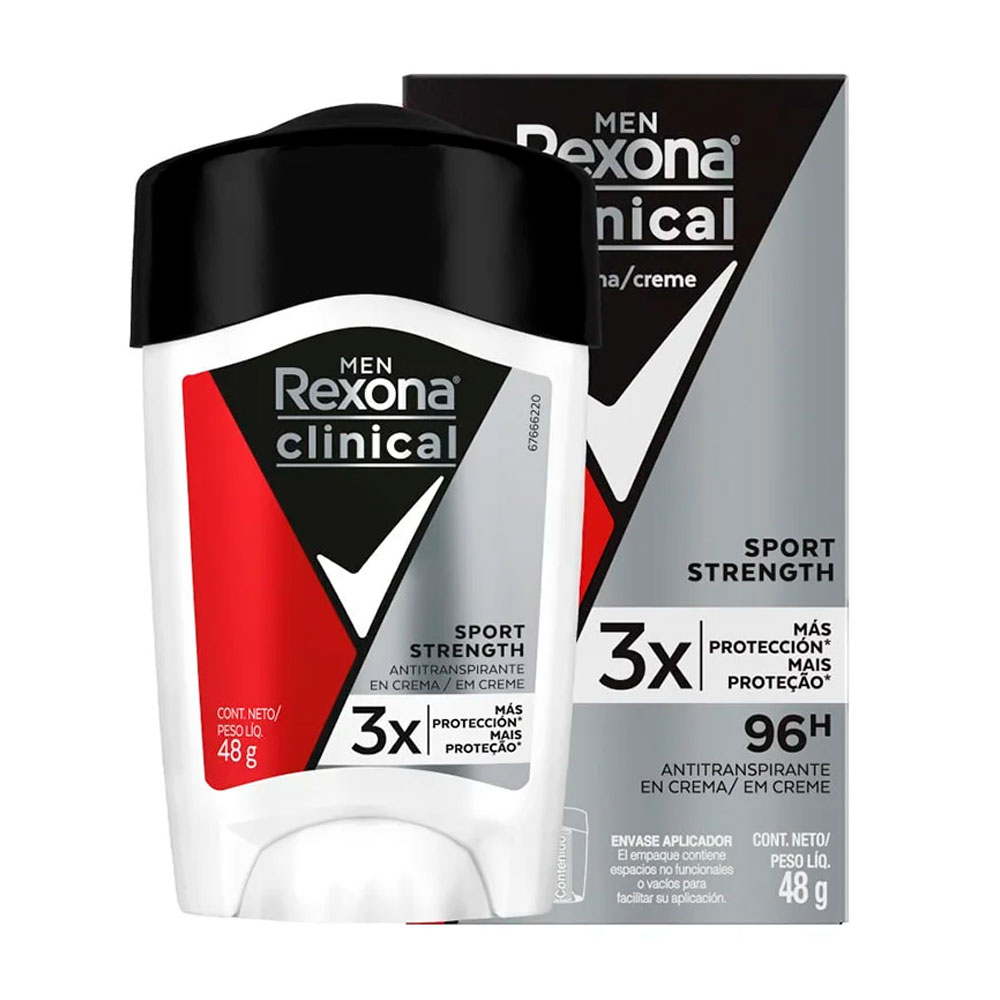 REXONA CLINICAL ANT CREMA M SPORT 48g