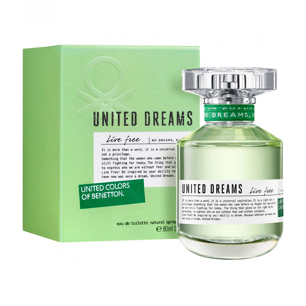 BENETTON UNITED DREAMS LIVE FREE EDT 80ml