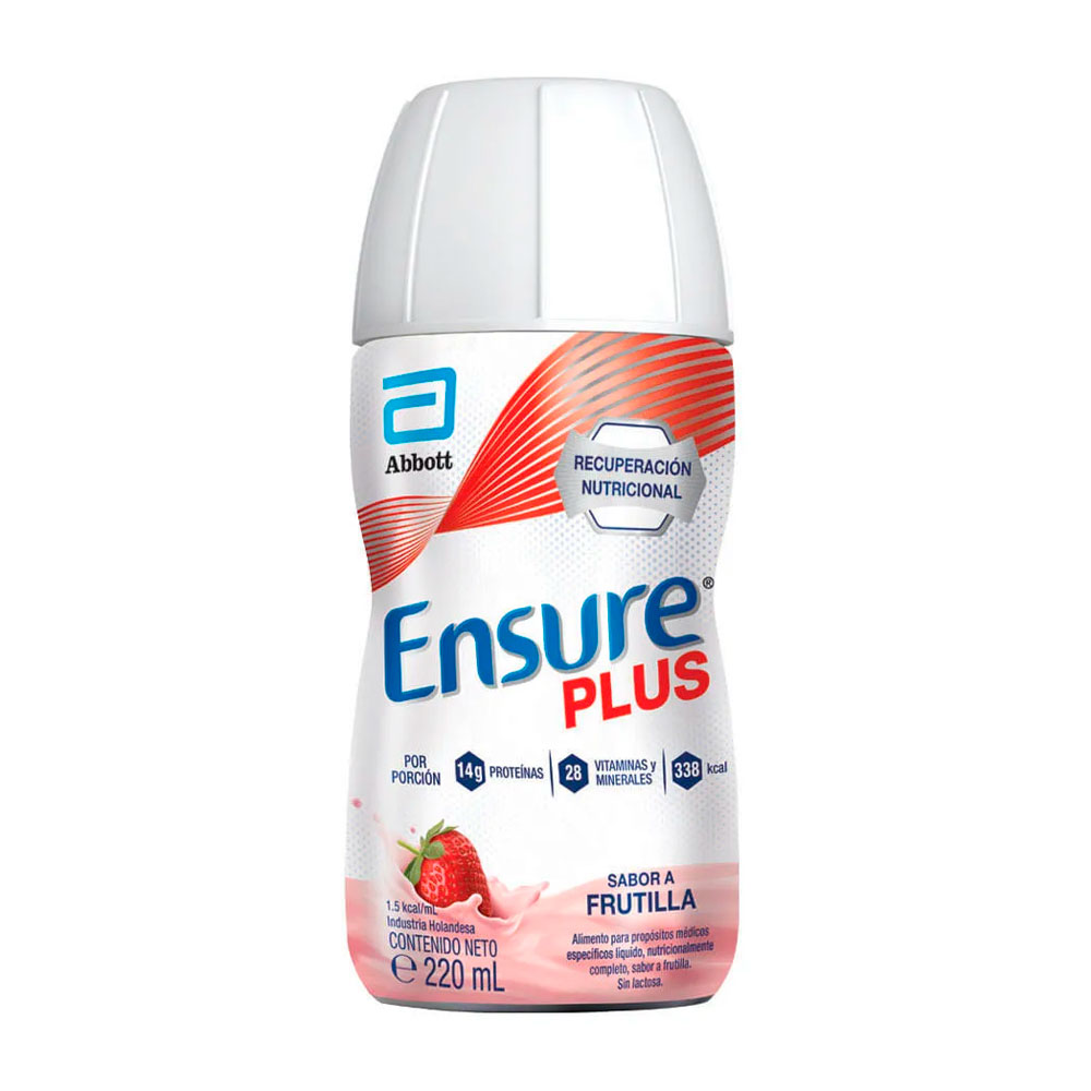 ENSURE PLUS DRINK FRUTILLA X 220ML.